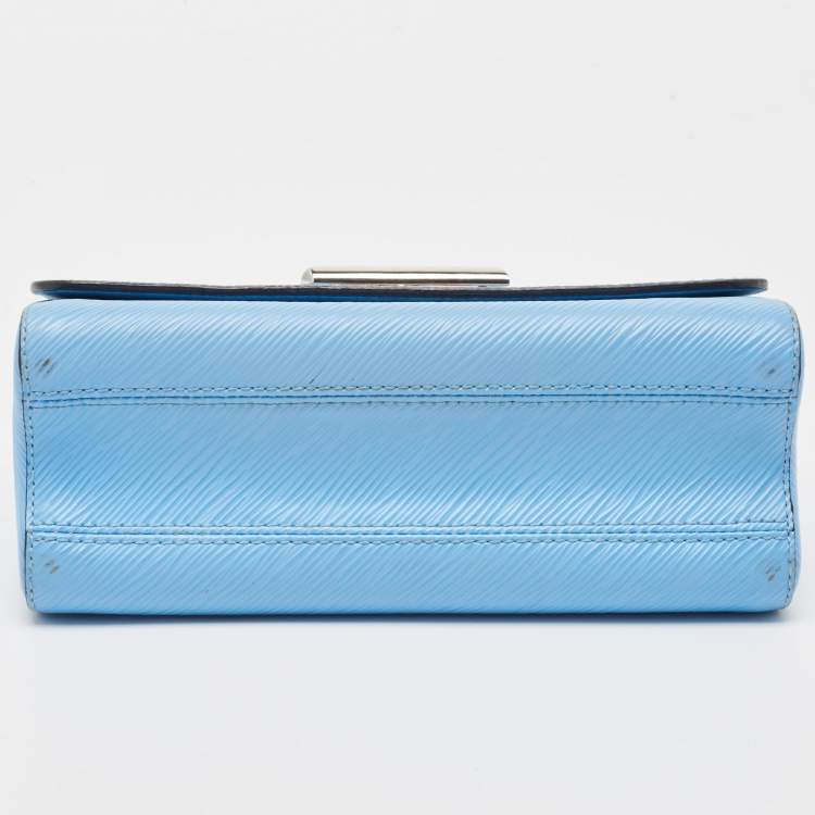 Pre Owned Louis Vuitton Bleuet Epi Leather Early Bird Twist MM Bag