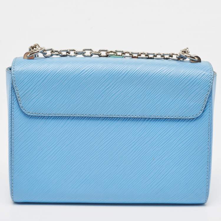 Pre Owned Louis Vuitton Bleuet Epi Leather Early Bird Twist MM Bag