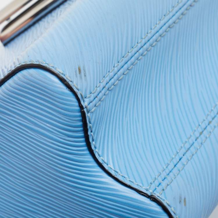 Pre Owned Louis Vuitton Bleuet Epi Leather Early Bird Twist MM Bag