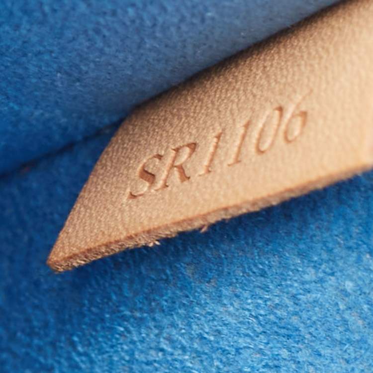 Pre Owned Louis Vuitton Bleuet Epi Leather Early Bird Twist MM Bag