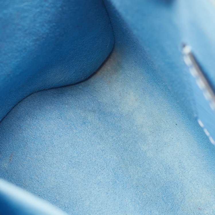 Pre Owned Louis Vuitton Bleuet Epi Leather Early Bird Twist MM Bag