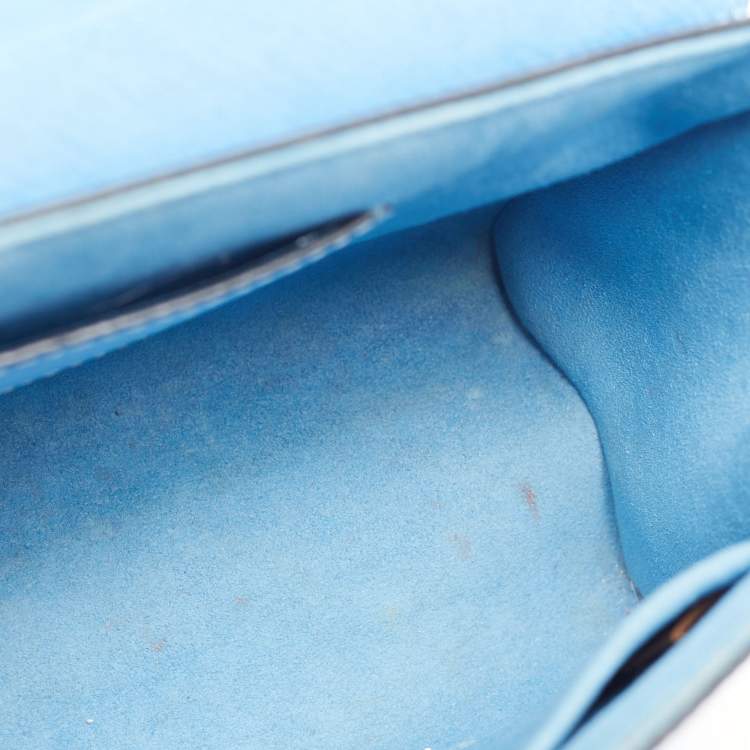 Pre Owned Louis Vuitton Bleuet Epi Leather Early Bird Twist MM Bag