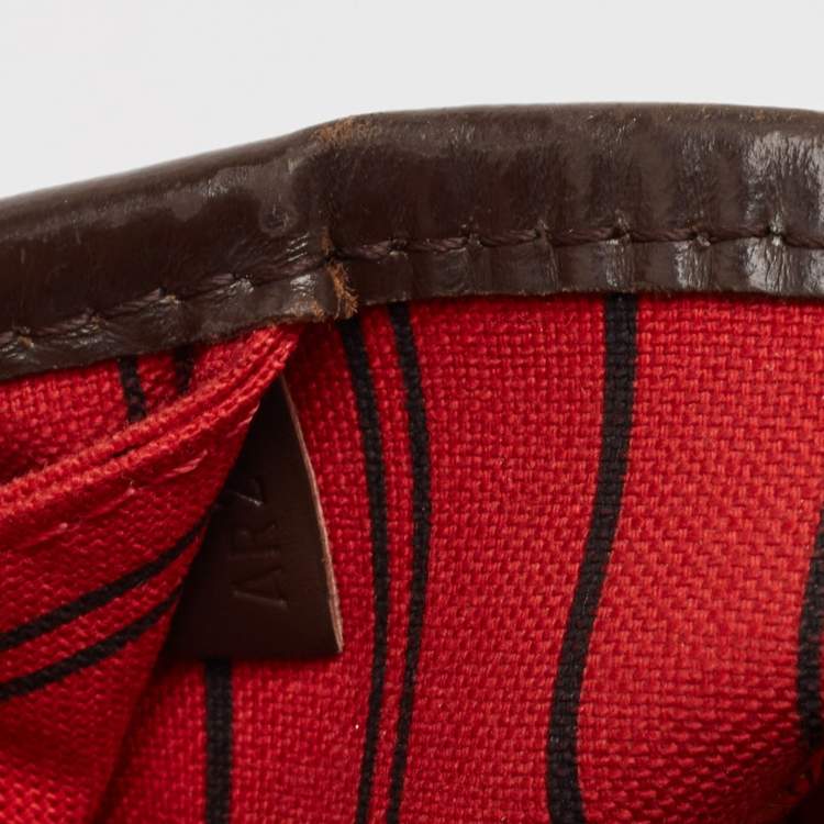 Pre Owned Louis Vuitton Damier Ebene Canvas Neverfull MM Bag