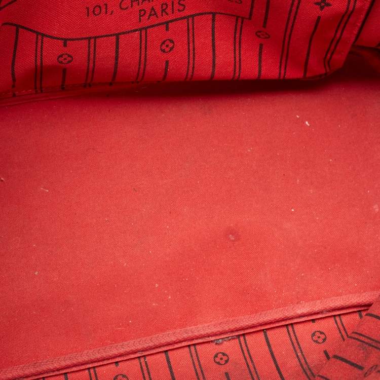 Pre Owned Louis Vuitton Damier Ebene Canvas Neverfull MM Bag