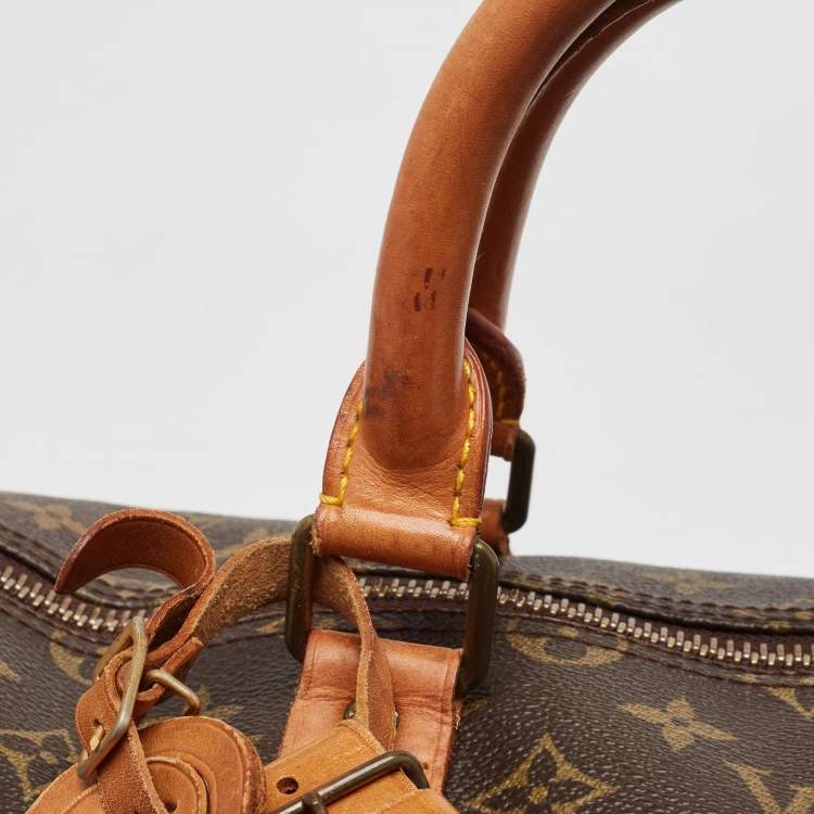 Pre Owned Louis Vuitton Monogram Canvas Keepall Bandouliere 55 Bag