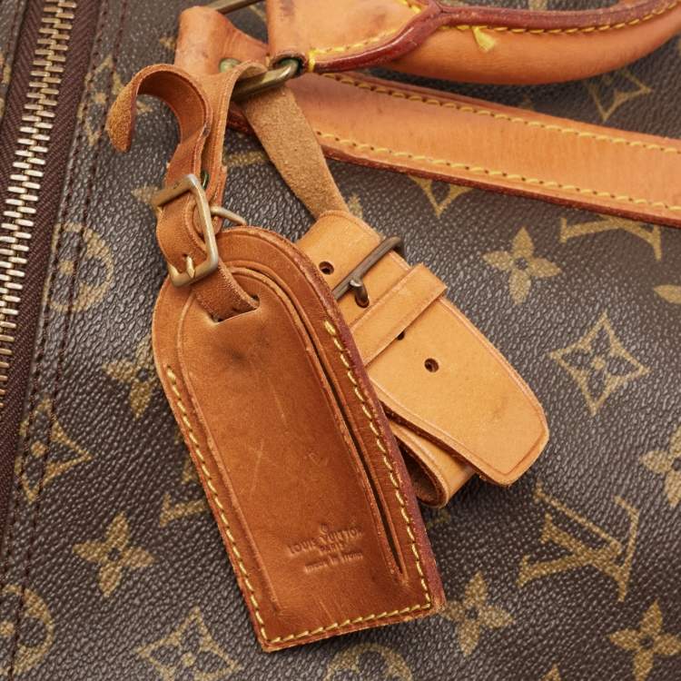 Pre Owned Louis Vuitton Monogram Canvas Keepall Bandouliere 55 Bag