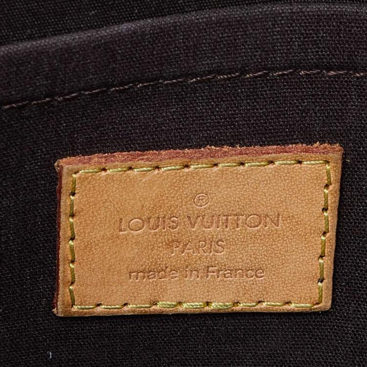 Pre Owned Louis Vuitton Amarante Monogram Vernis Bellflower PM Bag
