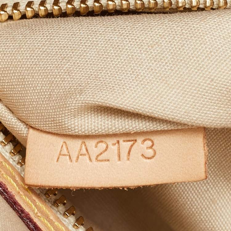 Pre Owned Louis Vuitton Citrine Monogram Vernis Brea MM Bag