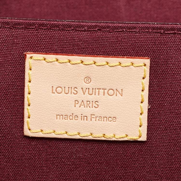 Pre Owned Louis Vuitton Amarante Monogram Vernis Mirada Bag