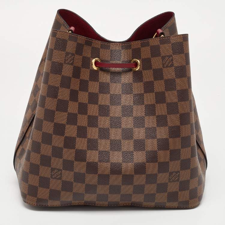 Pre Owned Louis Vuitton Damier Ebene Canvas NeoNoe Bag