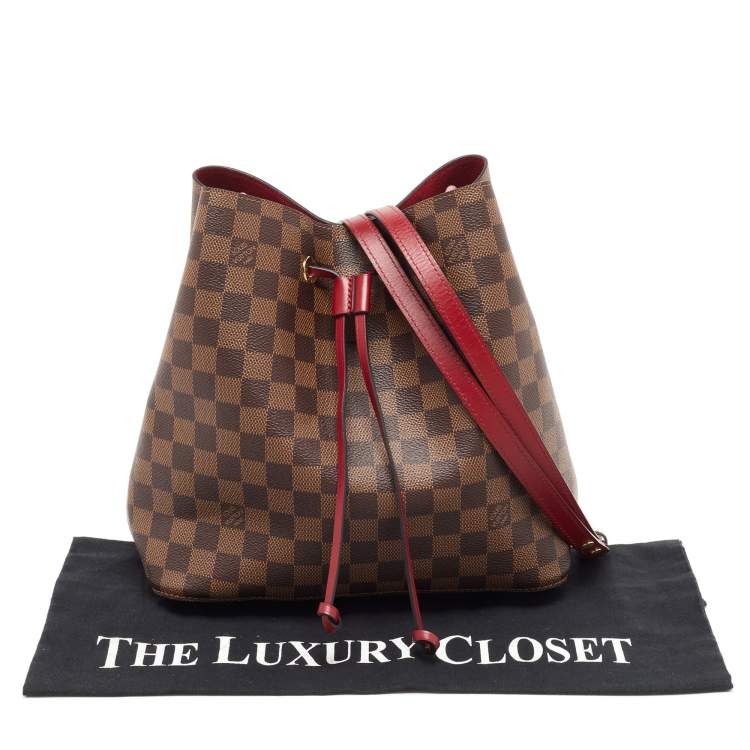 Pre Owned Louis Vuitton Damier Ebene Canvas NeoNoe Bag