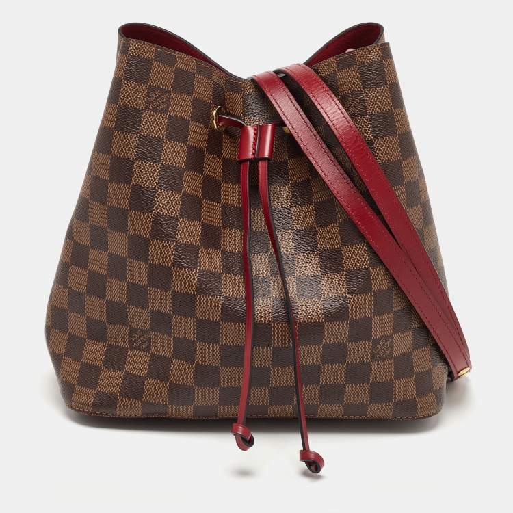 Pre Owned Louis Vuitton Damier Ebene Canvas NeoNoe Bag