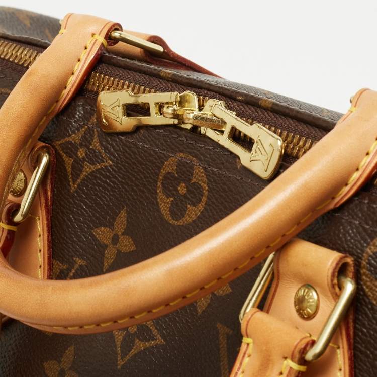 Pre Owned Louis Vuitton Monogram Canvas Speedy 30 Bandouliere