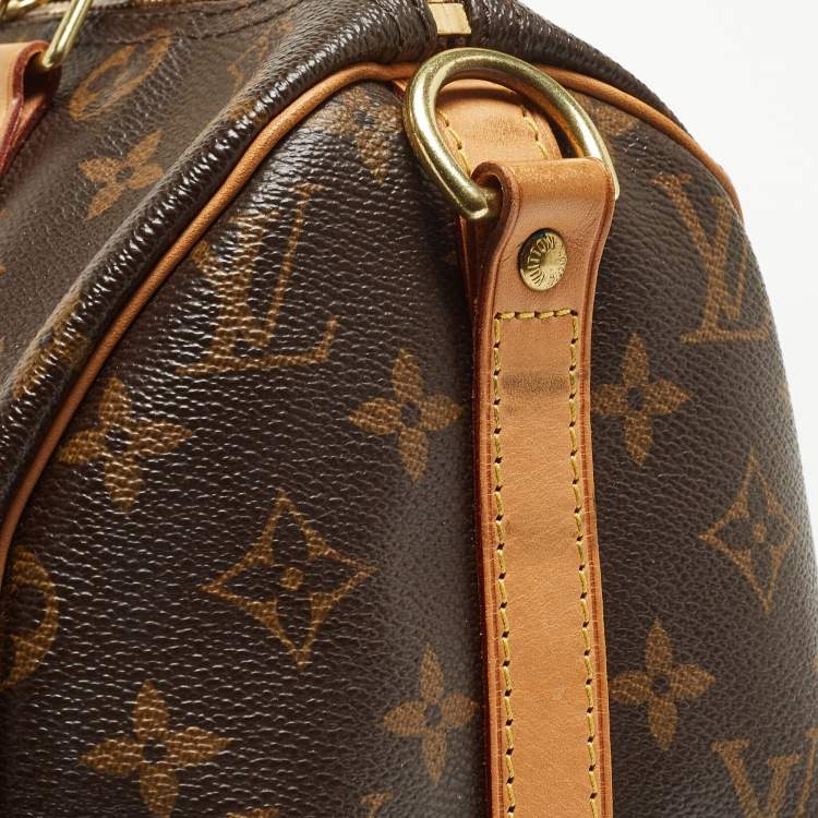 Pre Owned Louis Vuitton Monogram Canvas Speedy 30 Bandouliere