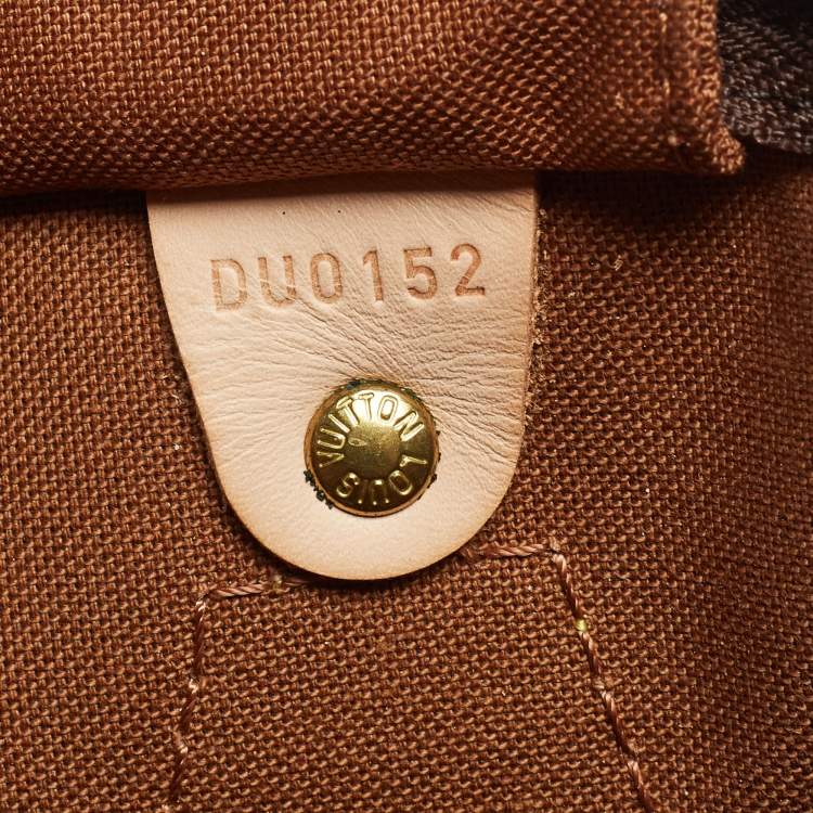 Pre Owned Louis Vuitton Monogram Canvas Speedy 30 Bandouliere