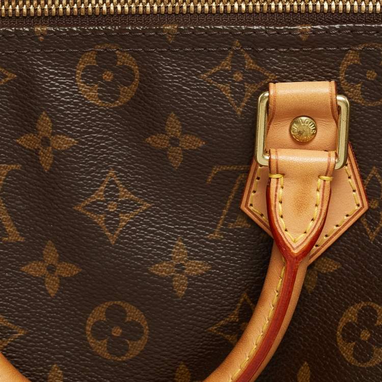 Pre Owned Louis Vuitton Monogram Canvas Speedy 30 Bandouliere