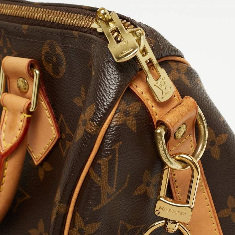 Pre Owned Louis Vuitton Monogram Canvas Speedy 30 Bandouliere