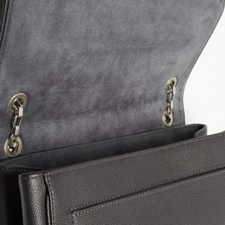 Pre Owned Louis Vuitton Platine Monogram Empreinte Leather Studded St Germain MM Bag