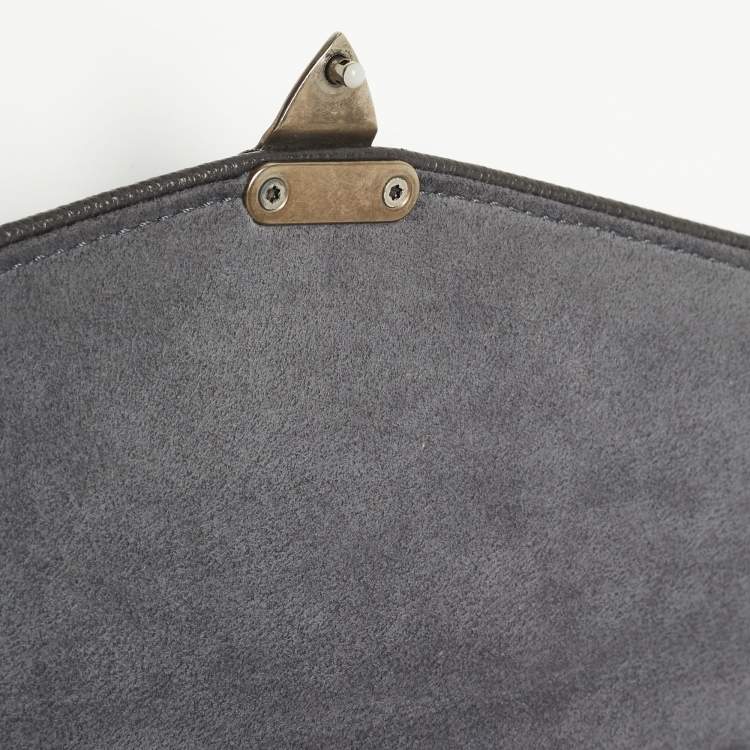 Pre Owned Louis Vuitton Platine Monogram Empreinte Leather Studded St Germain MM Bag