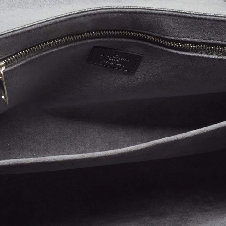 Pre Owned Louis Vuitton Platine Monogram Empreinte Leather Studded St Germain MM Bag