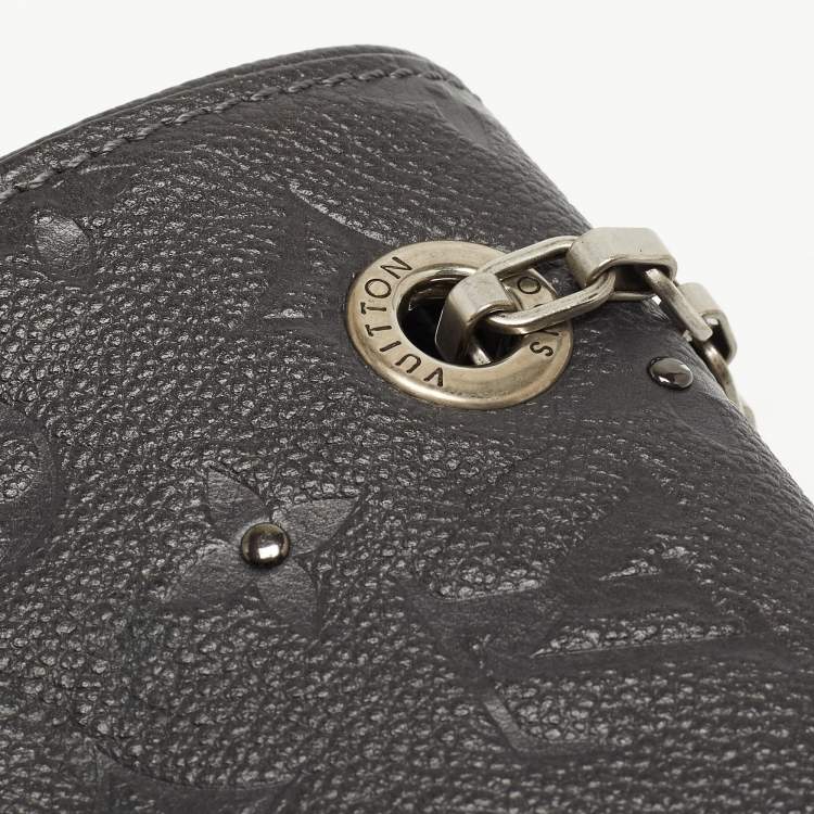 Pre Owned Louis Vuitton Platine Monogram Empreinte Leather Studded St Germain MM Bag
