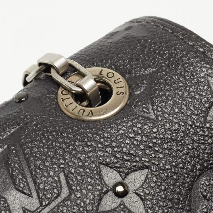 Pre Owned Louis Vuitton Platine Monogram Empreinte Leather Studded St Germain MM Bag