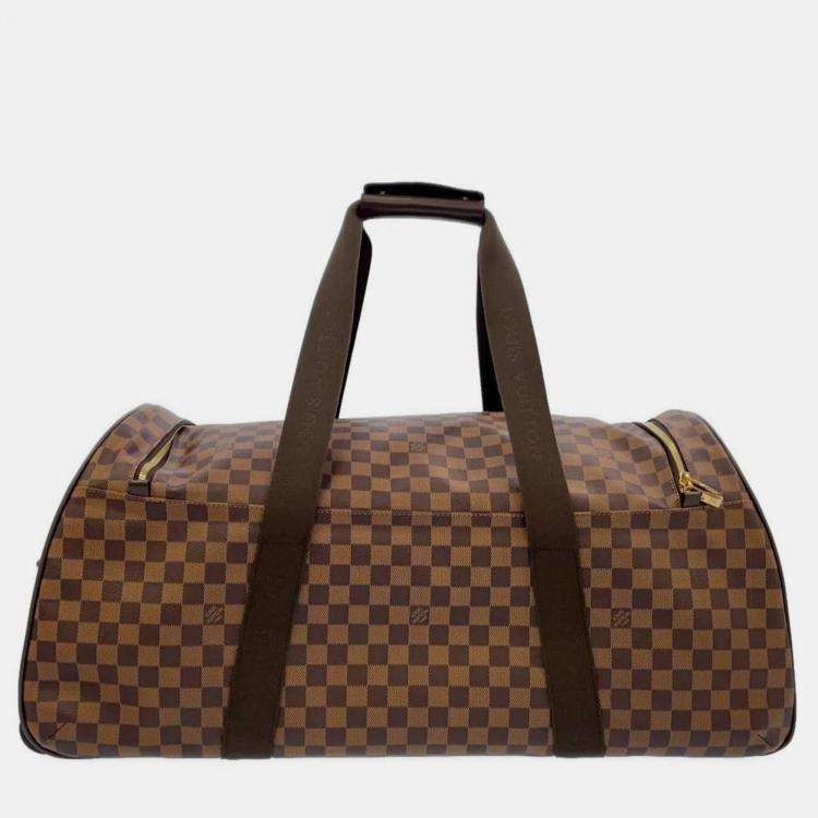 Pre Owned Louis Vuitton Brown Damier Ebene Canvas Monogram Neo Eole 65 Bag