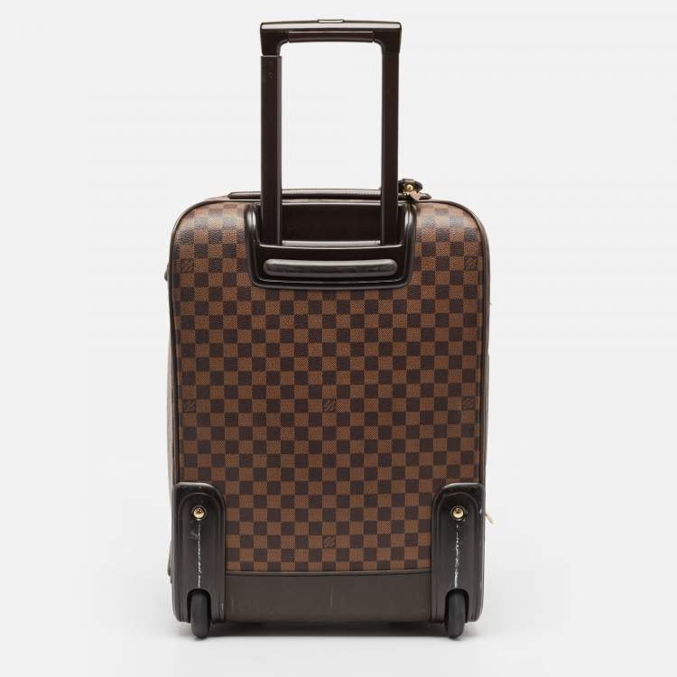 Pre Owned Louis Vuitton Damier Ebene Canvas Pegase Legere Business Suitcase 55
