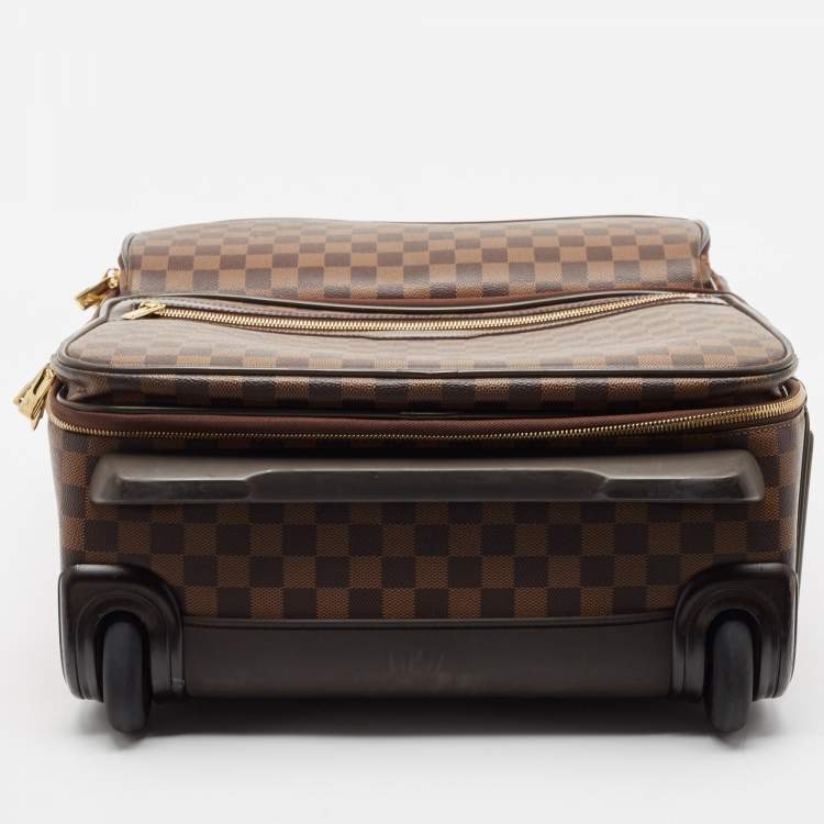 Pre Owned Louis Vuitton Damier Ebene Canvas Pegase Legere Business Suitcase 55
