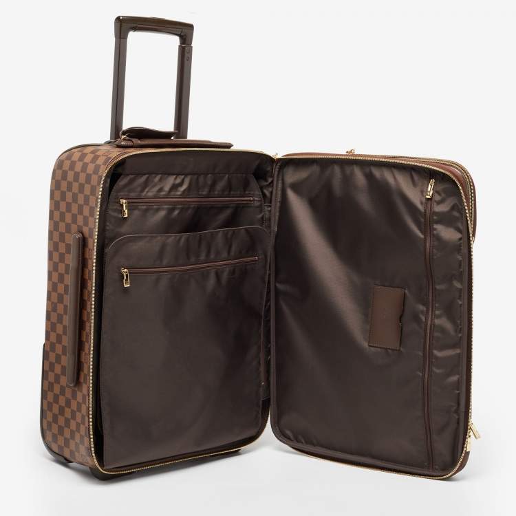 Pre Owned Louis Vuitton Damier Ebene Canvas Pegase Legere Business Suitcase 55