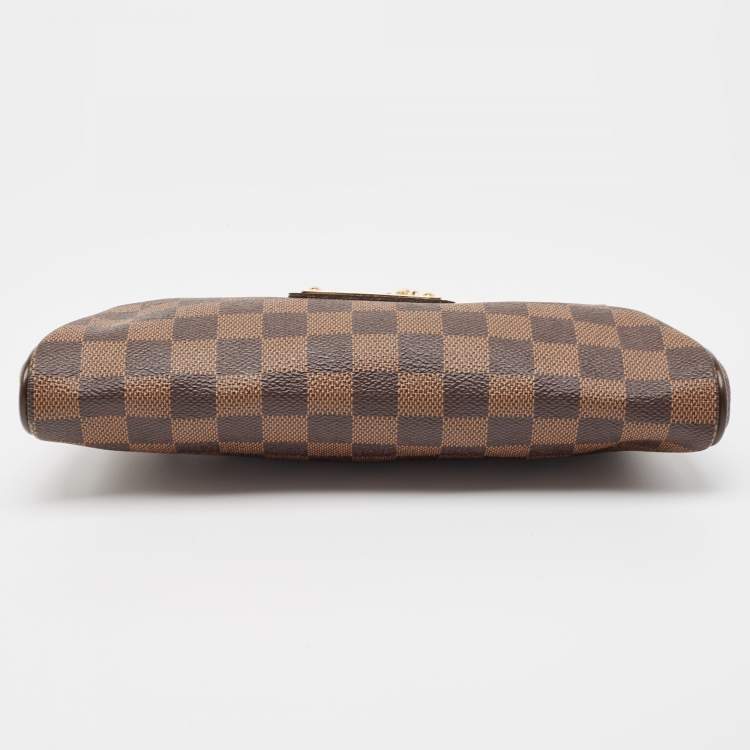 Pre Owned Louis Vuitton Damier Ebene Canvas Eva Pochette