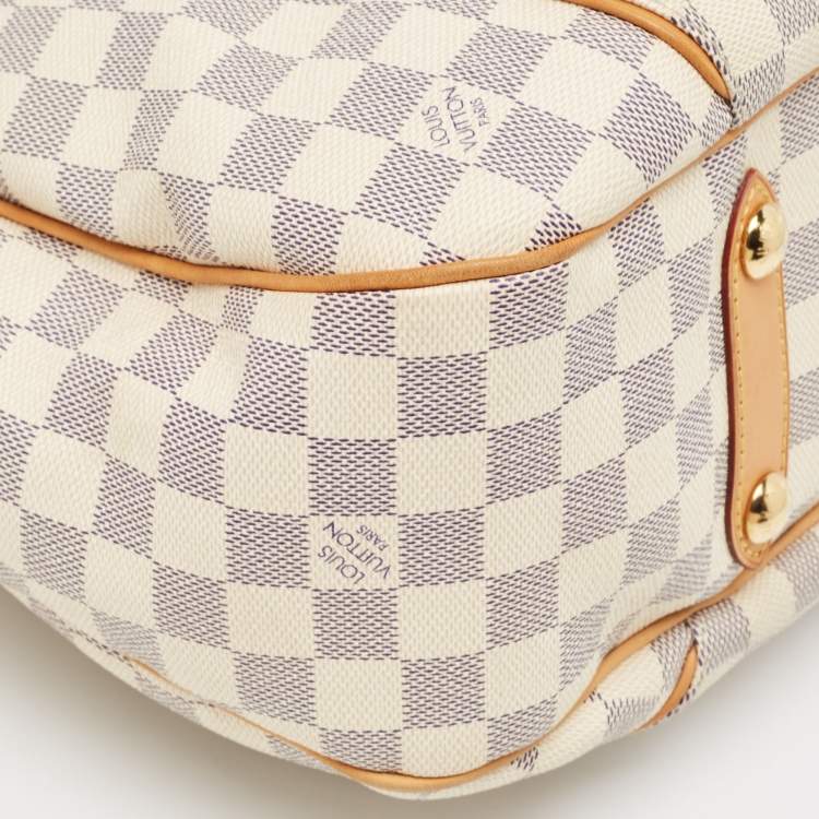 Pre Owned Louis Vuitton Damier Azur Canvas Galliera PM bag