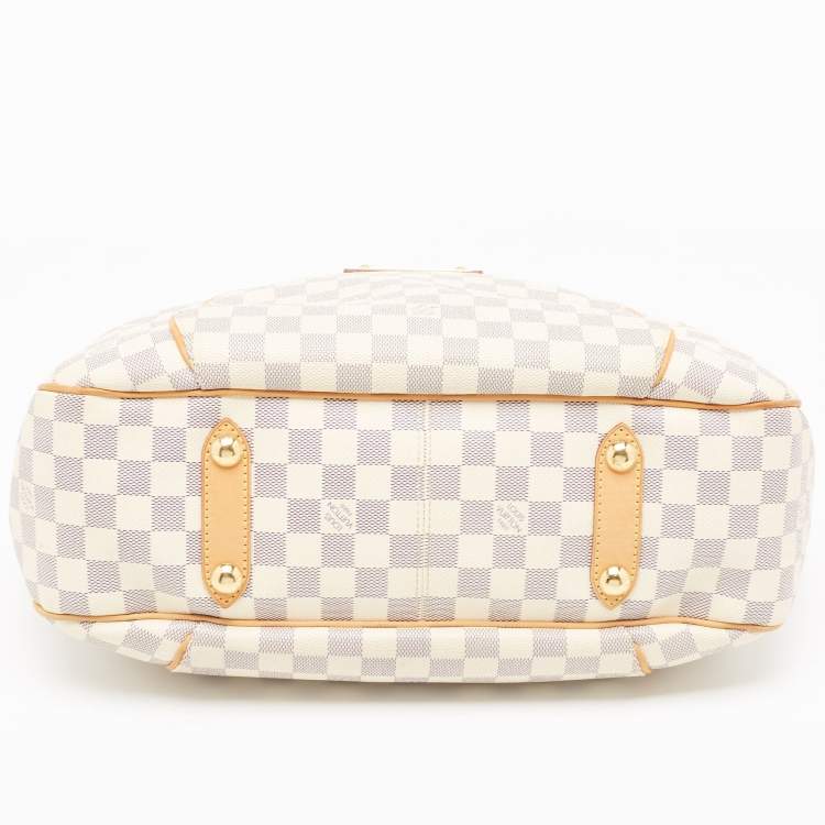 Pre Owned Louis Vuitton Damier Azur Canvas Galliera PM bag