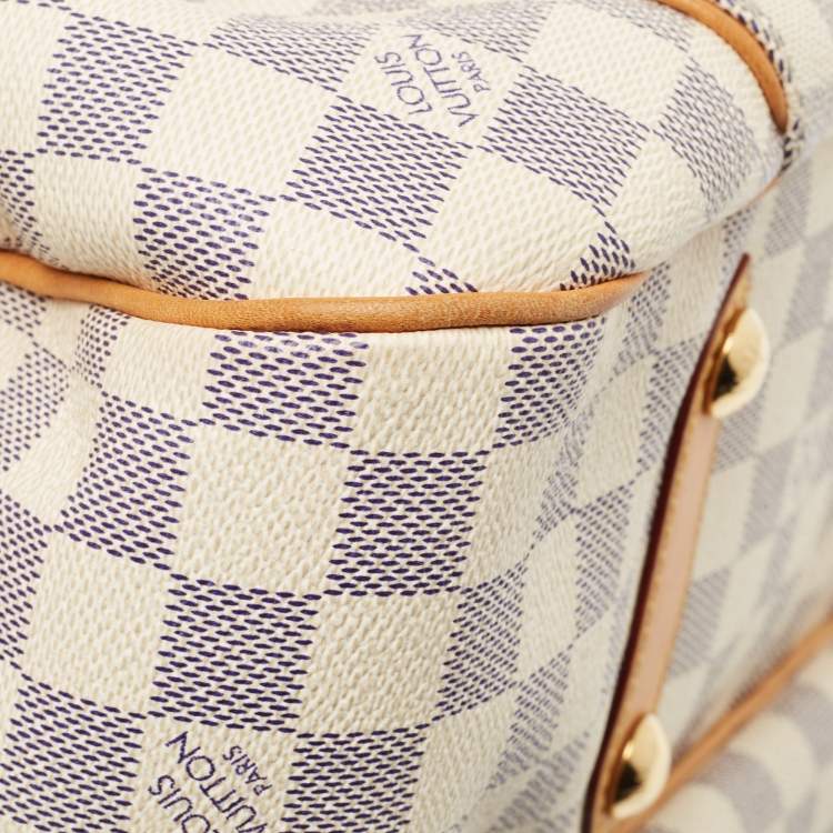 Pre Owned Louis Vuitton Damier Azur Canvas Galliera PM bag