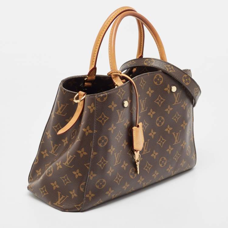 Pre Owned Louis Vuitton Monogram Canvas Montaigne BB Bag