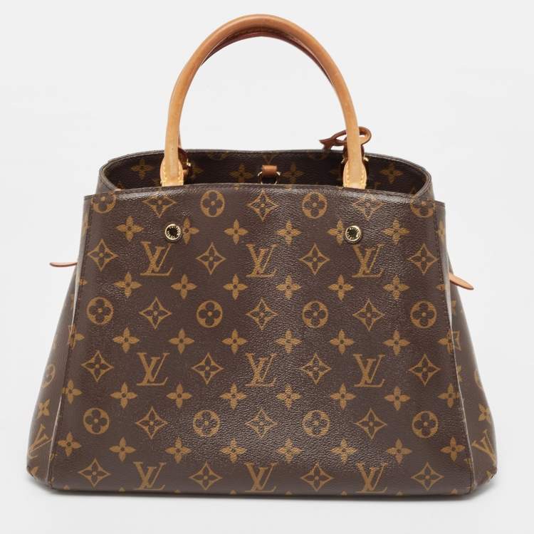Pre Owned Louis Vuitton Monogram Canvas Montaigne BB Bag