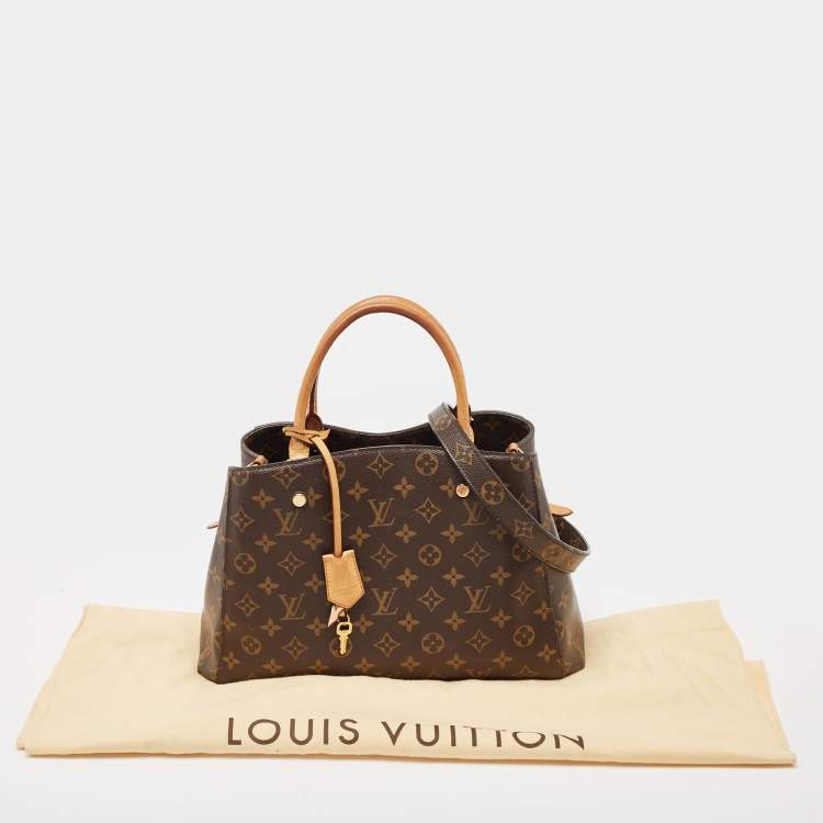 Pre Owned Louis Vuitton Monogram Canvas Montaigne BB Bag