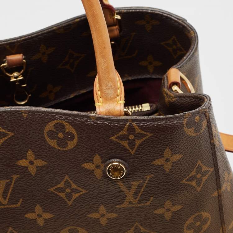 Pre Owned Louis Vuitton Monogram Canvas Montaigne BB Bag