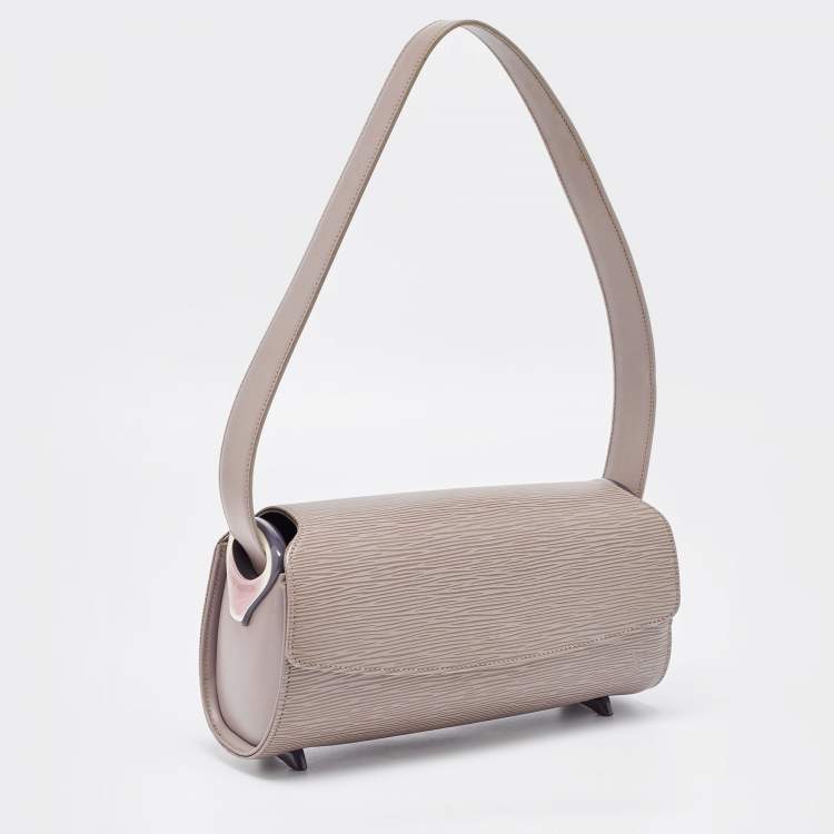 Pre Owned Louis Vuitton Lilac Epi Leather Nocturne PM Bag