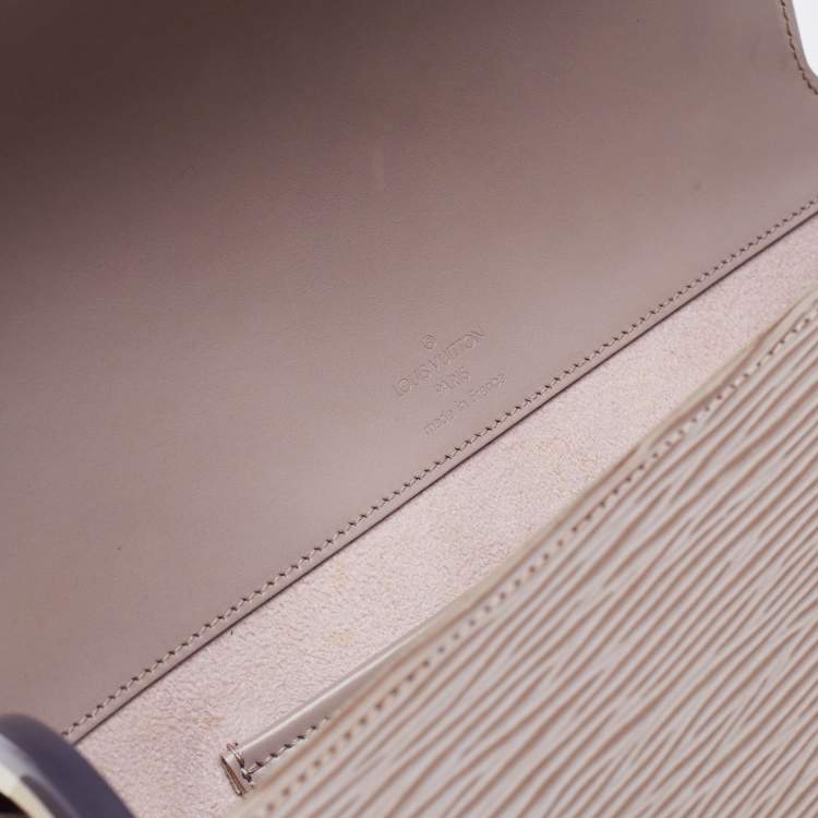 Pre Owned Louis Vuitton Lilac Epi Leather Nocturne PM Bag