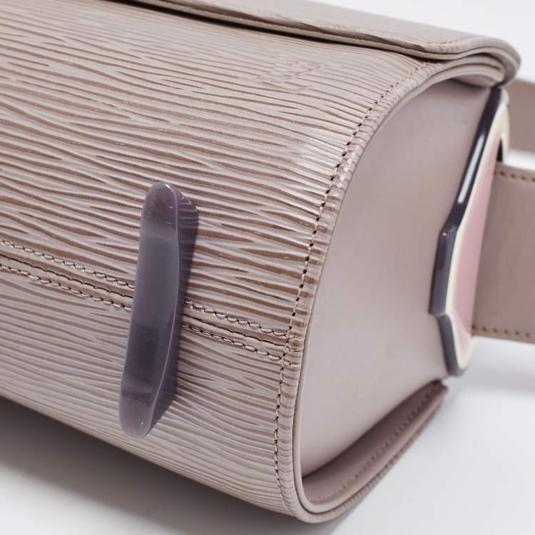 Pre Owned Louis Vuitton Lilac Epi Leather Nocturne PM Bag