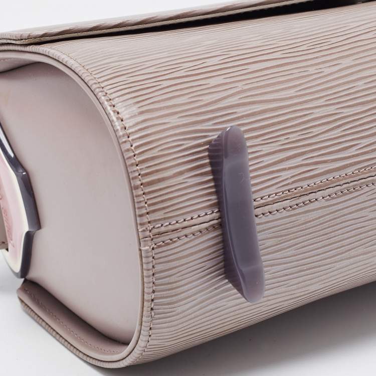 Pre Owned Louis Vuitton Lilac Epi Leather Nocturne PM Bag