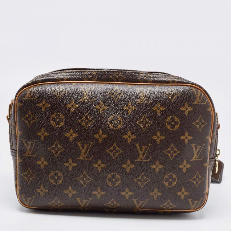 Pre Owned Louis Vuitton Monogram Canvas Reporter PM Bag