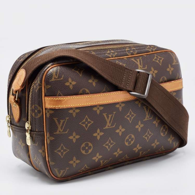 Pre Owned Louis Vuitton Monogram Canvas Reporter PM Bag