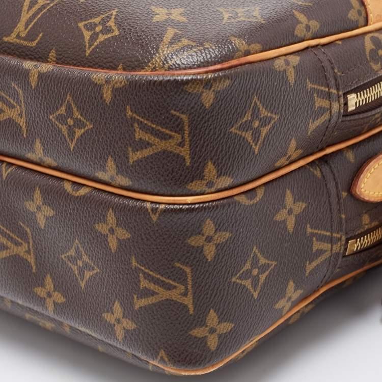 Pre Owned Louis Vuitton Monogram Canvas Reporter PM Bag