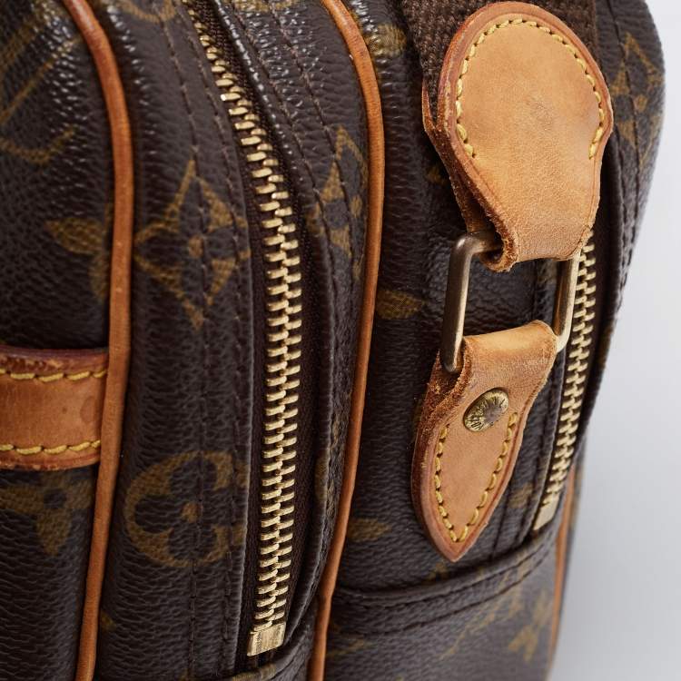 Pre Owned Louis Vuitton Monogram Canvas Reporter PM Bag