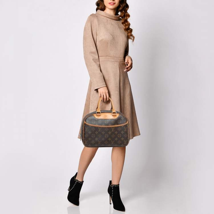 Pre Owned Louis Vuitton Monogram Canvas Trouville Bag