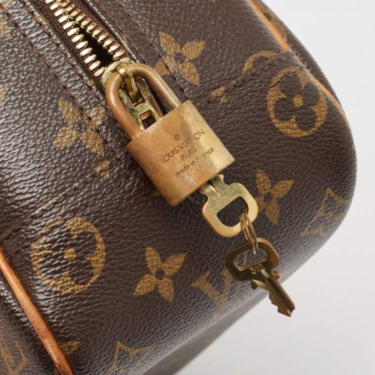Pre Owned Louis Vuitton Monogram Canvas Trouville Bag
