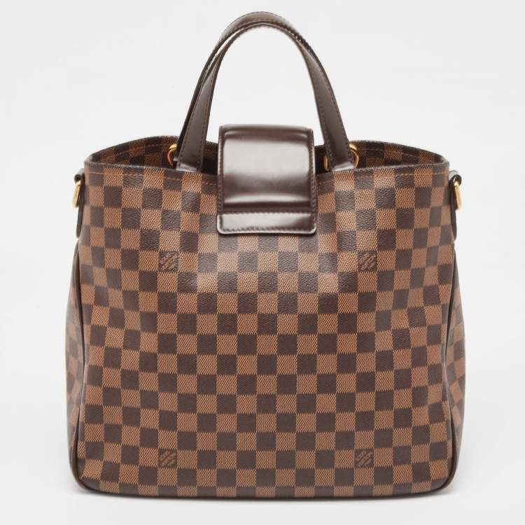 Pre Owned Louis Vuitton Damier Ebene Canvas Cabas Rosebery Bag