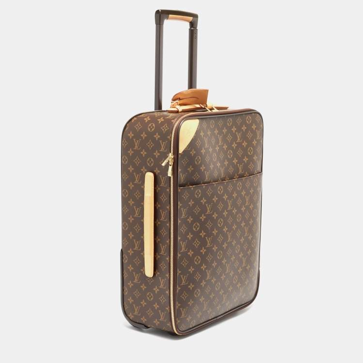 Pre Owned Louis Vuitton Monogram Canvas Business Pegase Legere 55 Luggage